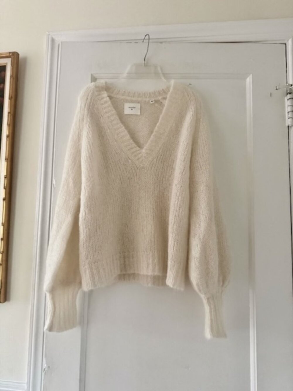 Billy Reid Oversized Pullover Sweater Mohair Merino Wool Blend Quiet Luxury